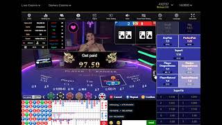 Win Big Cash Baccarat Strategy 2 using hit and run with minimum 34 unit bankroll Day 15