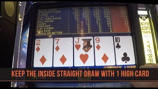 Learn video poker strategy: $1 Double Bonus ($5 per spin)