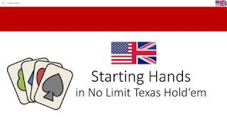 Starting Hands in No Limit Texas Hold’em Poker – complete starters guide & charts (reupload english)