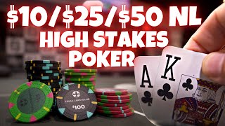 TCH LIVE Poker | $10/25/50 NL High Stakes Poker Cash Card Game