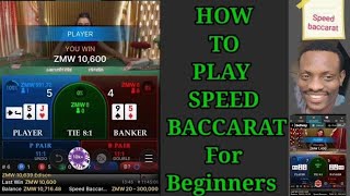 How to play speed baccarat and win | most trusted baccarat winning strategy | baccarat winning tips