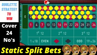 Static Split Bets On Roulette 99% Win, Best Roulette Strategy Winning Tricks to Use in Auto Roulette