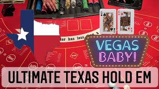 🔴 Nice session of Ultimate Texas Hold Em !