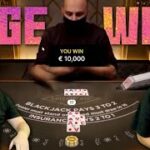 HUGE WINS on BlackJack and Gonzo’s Treasure Hunt LIVE!