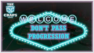 Don’t Pass Progression Craps Strategy