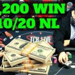 Player WINS $37,200 at $5/10/20 No Limit Hold’em