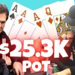 Brutal Poker Cooler for Massive Pot | TCH Live Highlights