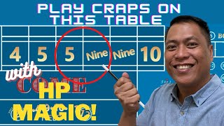 Play Craps with two 5’s and two 9’s with the HP Magic Craps Strategy