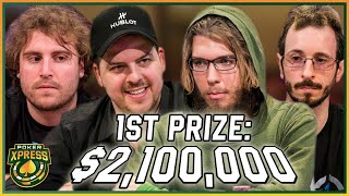 When FOUR POKER GENIUSES tangled with $2.1 MILLION on the line!