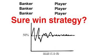Does baccarat have a winning strategy? Answer the first question