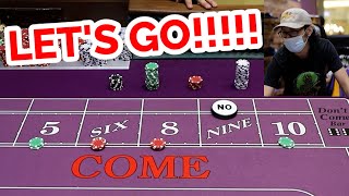 🔥 BIG BETS 🔥 30 Roll Craps Challenge – WIN BIG or BUST #70