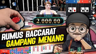 Main Baccarat Online Pakai Rumus !!! Tinggal Jiplak Menang 4.8 Juta