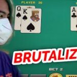 BRUTAL VIDEO BLACKJACK SESSION