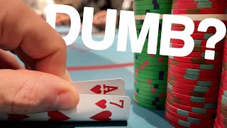 BLUFFING BIG with NOTHING!! // Texas Holdem Poker Vlog 78