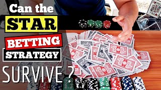 Day 1 – Real Cards Baccarat Series testing the STAR Betting Strategy! | STAR SURVIVAL Day 1