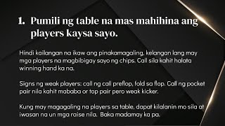 9 Advanced Poker Tips: Manalo sa Tongits Go Poker
