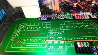 Craps strategy’s for a mixed table random and dice setters.