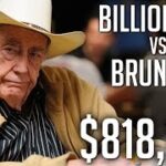 $818,100 Pot Against The Billionaire! Can Doyle Brunson Take It Down?