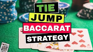 Tie Jump Baccarat Strategy!! Playing Online with Bitcoin!