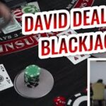 David Dealing Blackjack!!! Live Blackjack David vs. Timmy Ep.10