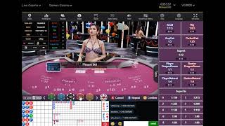 Win Big Cash Baccarat Strategy 2 using hit and run with minimum 34 unit bankroll Day 12