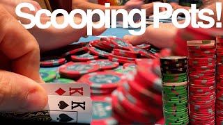 GETTING VERYYY LUCKY – IS IT ENOUGH?! // Texas Holdem Poker Vlog 77