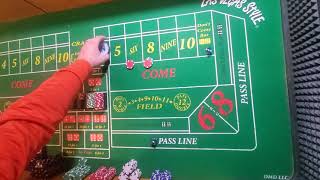 Craps strategy! 6 and 8 progression/regression. For subscriber.