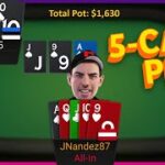 5-card PLO Strategy Tips and Ideas | $500 5c PLO Play and Explain