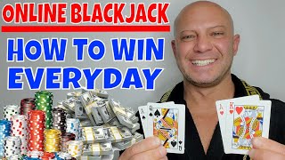 Live Online Blackjack- Christopher Mitchell Shows You How To Win At The Casino Everyday.