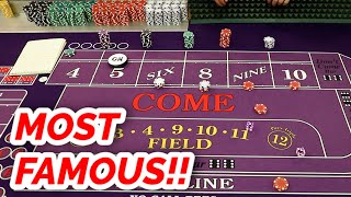 MOST FAMOUS CRAPS STRATEGY ON YOUTUBE!!!!f