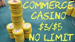 Big Poker loss at the Commerce Casino / Texas holdem Poker Vlog 25