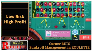 Roulette Winning Tricks bank roll management in ROULETTE low risk high profit strategy.