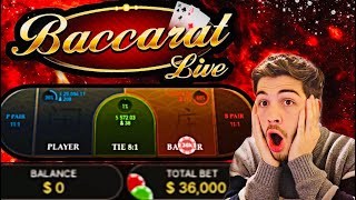 Baccarat $36,000 All In! Did I WIN?!?!