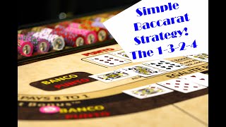 Simple Baccarat Strategy! 1-3-2-4. Win! Win! Slow Grind