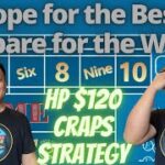 HP $120 Craps Betting Strategy: Best and Worst Case Scenarios w/ Rack Management