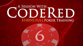 CodeRed Poker Strategy With The Mic On This Time – 4 Table Session Of $0.50/$1.00