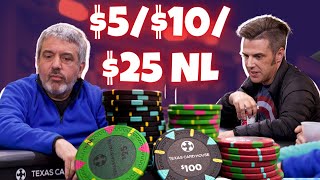 High Stakes Poker $5/$10/$25 NL | TCH Live Austin – Cash Card Game