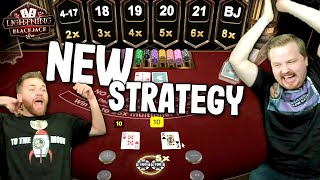 NEW BLACKJACK STRATEGY — Split 10s! (Lightning Blackjack)