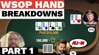 Hand Breakdowns, Strategy, and Analysis from the 2021 WSOP Part 1