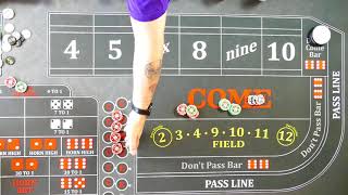 Good Craps Strategy?  Hopping the 7’s, real world player