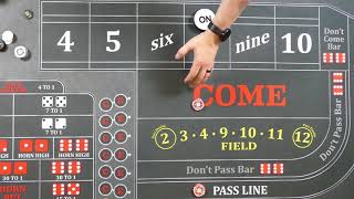 Good craps strategy?  The one-two back and forth
