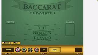 Baccarat Strategy 100 Shoes at average $100 per Shoe can we do it!!!