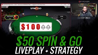 $50 SPIN & GO STRATEGY AND LIVE PLAY! Spin & Go Strategy Series