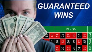 ROULETTE STRATEGY THAT WINS EVERY TIME GUARANTEED