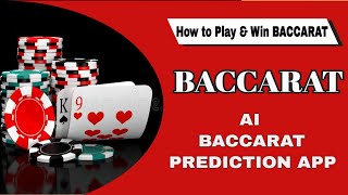 Baccarat Prediction Software Baccarat Predictor Baccarat AI Software Baccarat App Baccarat strategy