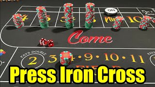 How to Press and Win with the Iron Cross Craps Strategy