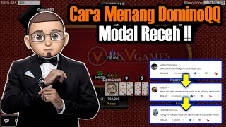 Cara Menang Main DominoQQ Online Pkv Games Modal Receh 500Ribu !! || Boss Ucok