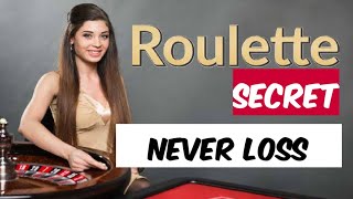 BEST LIVE ROULETTE STRATEGY 2021 | 100% SURE WIN
