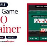 Playing Poker on GTO Trainer #12