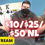 Wild ACTION High Stakes Poker | $10/$25/$50 NL Texas Hold’em  | TCH Live Dallas